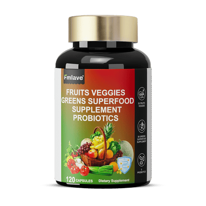 FRUITS VEGGIES GREENS SUPERFOOD SUPPLEMENT PROBIOTICS