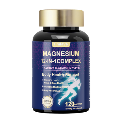 Fmlave Magnesium 12-in-1 Complex 700mg - 12 Forms Magnesium Blend