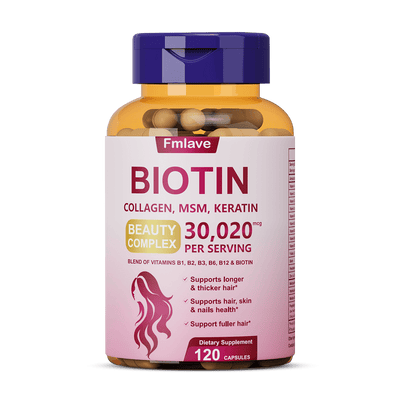BIOTIN Vitamin B-Complex 120 Capsules