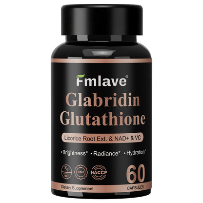 Fmlave Glabridin Glutathione, 60 capsules and 30-day supply, one bottle