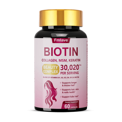 BIOTIN Vitamin B-Complex 60 Capsules