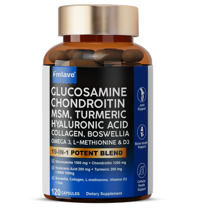 Glucosamine Chondroitin MSM 19-in-1 Joint Support Capsules