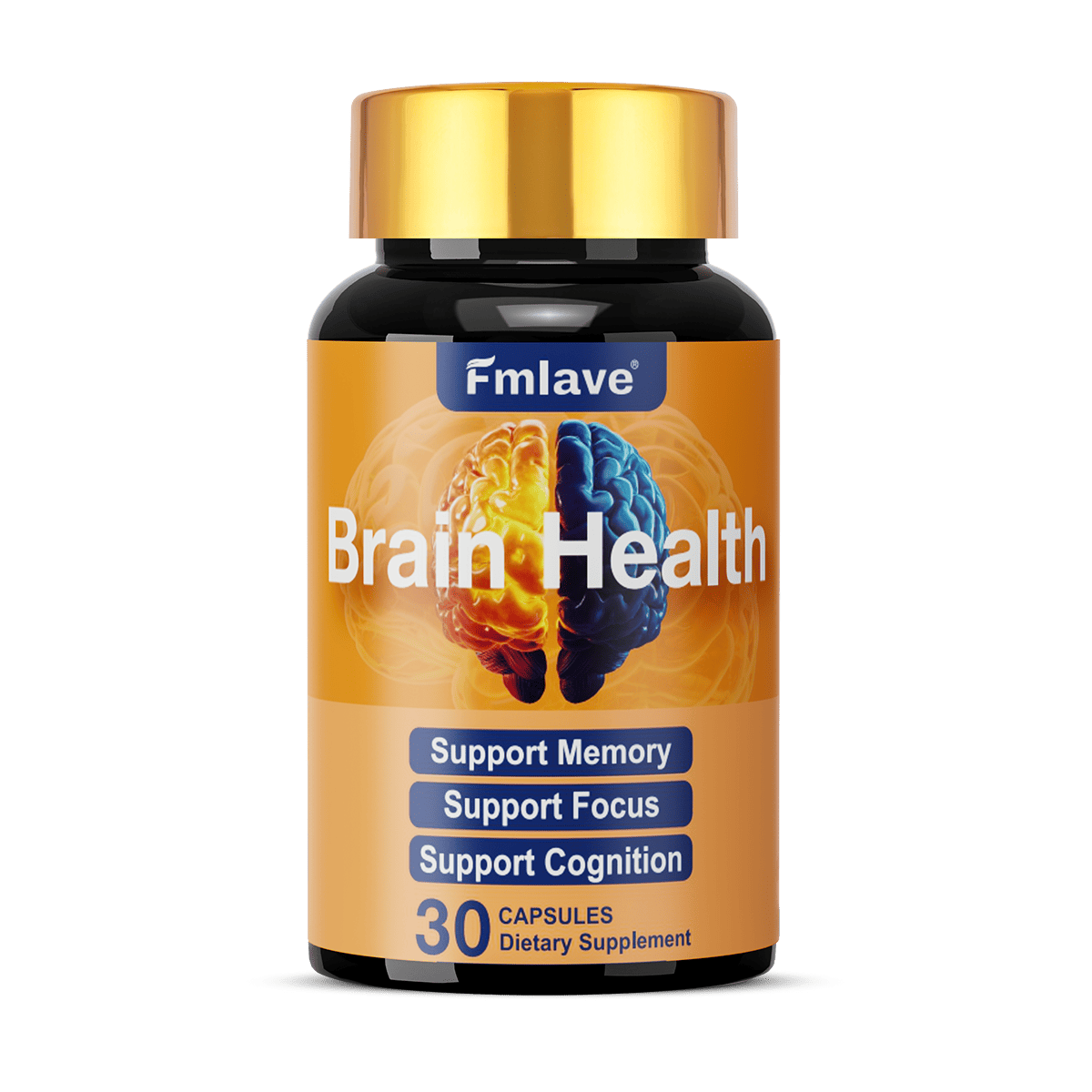 Brain Health NAD+ Nootropic — NR + Alpha-GPC, B12 & Folate for Memory, Focus & Clarity