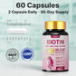 BIOTIN Vitamin B-Complex 60 Capsules