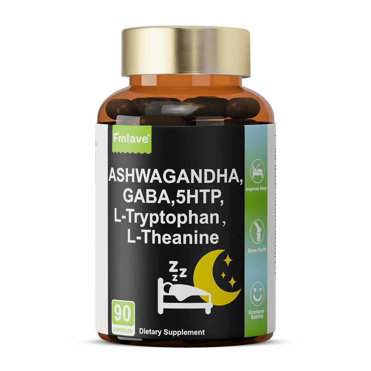Ashwagandha GABA 5-HTP Sleep Support Complex