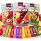 Fmlave Electrolyte Drink Mix Variety Sampler with three pouches and 12 flavors, 60 sticks total