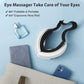 Fmlave eye massager with foldable portable design for easy storage and travel