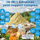 Ingredient overview of Fmlave Glucosamine Chondroitin MSM 18-in-1 with turmeric, boswellia, ginger and vitamins